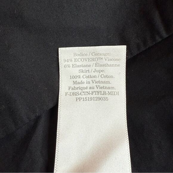 EVERLANE The Riviera Dress Black Tank Pleated Skirt
Midi Pockets Lightweight NEW - Picture 11 of 12